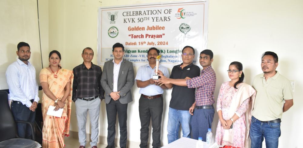 ICAR KVK Longleng celebrated ICAR KVK Golden Jubilee commemorating 50 years (1974-2024) of dedicated service to agriculture and rural development on July 18.
